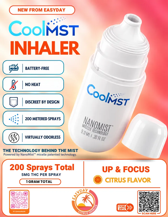 CoolMST Up & Focus Inhaler — Retailer Flyer